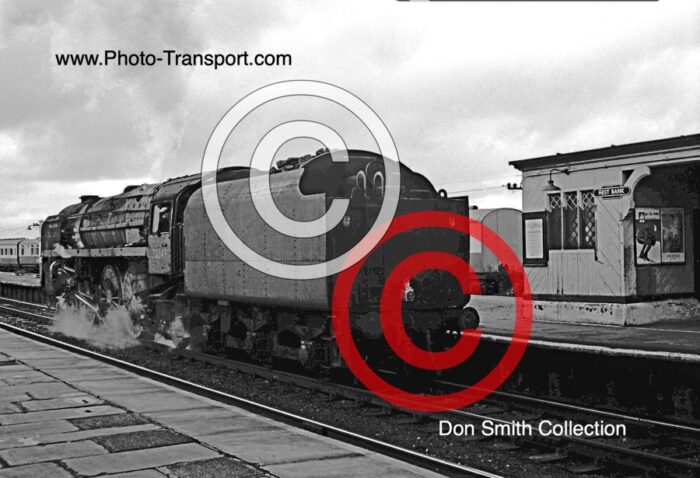 BR Standard “Britannia “Class 4-6-2 No.70049 Solway Firth at Hest Bank Station