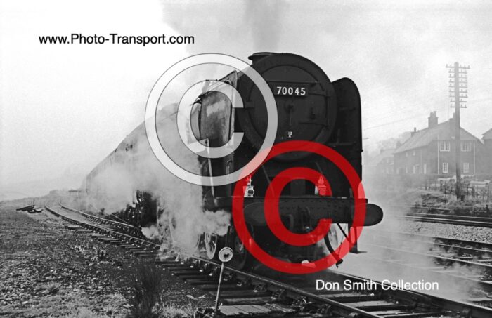 BR Standard “Britannia “Class 4-6-2 No.70045 Lord Rowallan  at Oxenholme