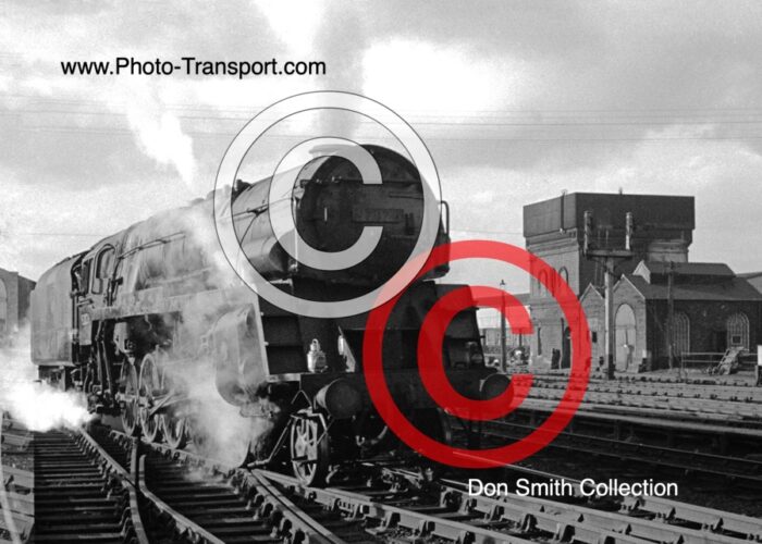 BR Standard  9F 2-10-0 No.92026  light engine at Chester - 26.2.1967