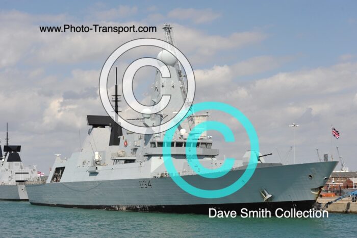 HMS DIAMOND  D34 - Guided Missile Destroyer - Type 45