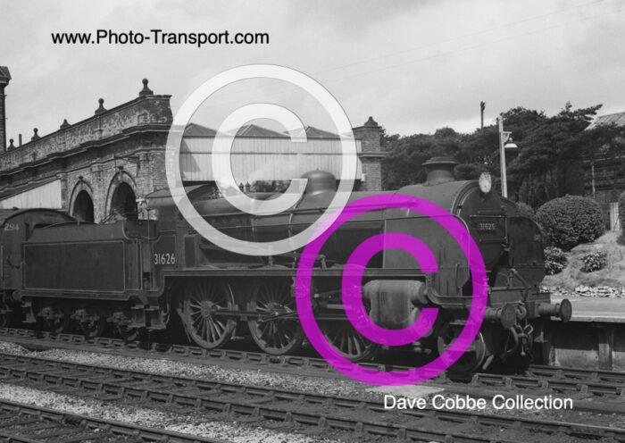 Maunsell “U” Class 2-6-0 No.31626 at Bournemouth Central Station ready for departure - August 1949 