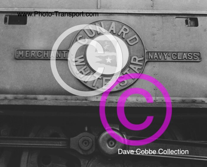 Merchant Navy Unrebuilt 4-6-2 No.35004 Cunard White Star - Nameplate  taken 1950’s