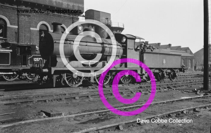 LB&SCR Billinton C2X 0-6-0 C2X No.32434 Light engine at Brighton Works - 2.10.1954