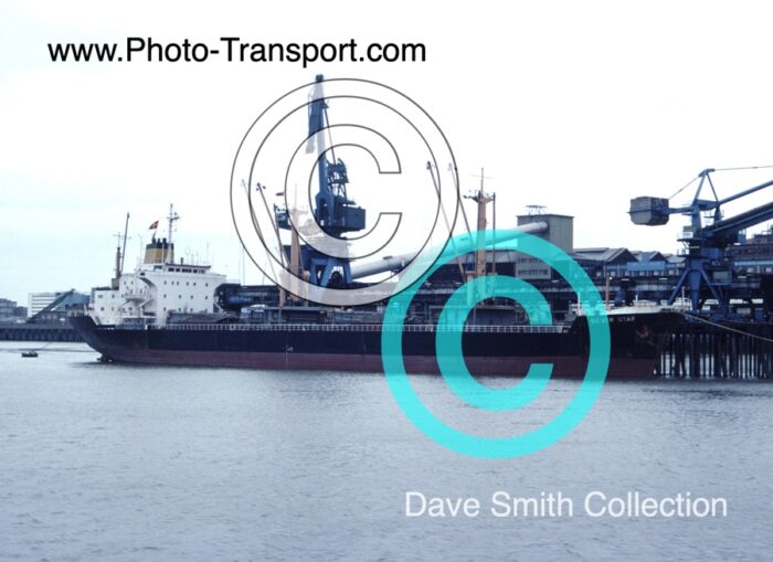 SILVER STAR - Bulk Carrier  - Docked Tate & Lyle Refinery,River Thames - 1991