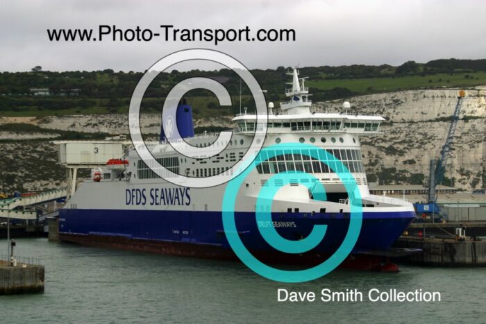 DELFT SEAWAYS - Ex Maersk Delft - Ro Ro Cargo - Docked Dover - 9.9.2011 - IMO 9293088 - DFDS SEAWAYS