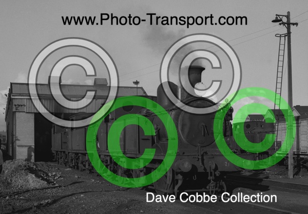 Class “O2” 0-4-4T Nos.W21/W29/W31 in a line up at Ryde,Isle of Wight -no date