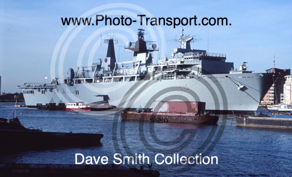 HMS Bulwark L15 - Albion Class - Assault Vessel - 9160607 - Docked Greenwich - 2008