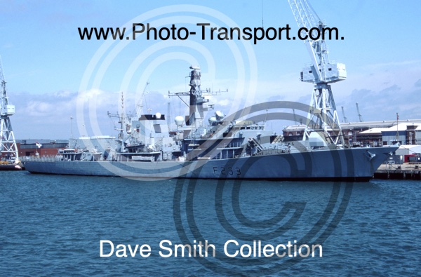 HMS Marlborough F233 Type 23 Frigate - Duke Class - Docked Portsmouth - 2007